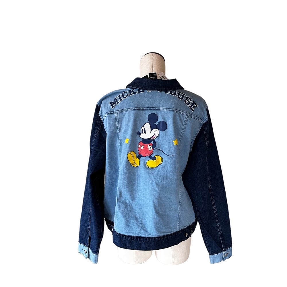 NWT Disney By Her Universe Mickey Mouse Denim Jacket SZ-2X - Picture 16 of 16